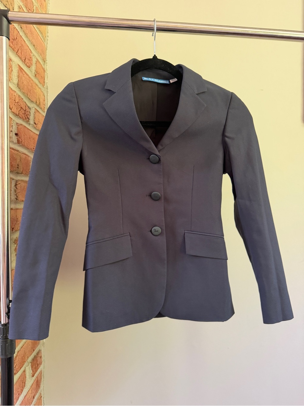 RJ CLASSICS ELLIE CHILDS HUNT COAT - Navy Equestrian horse show jacket hunter